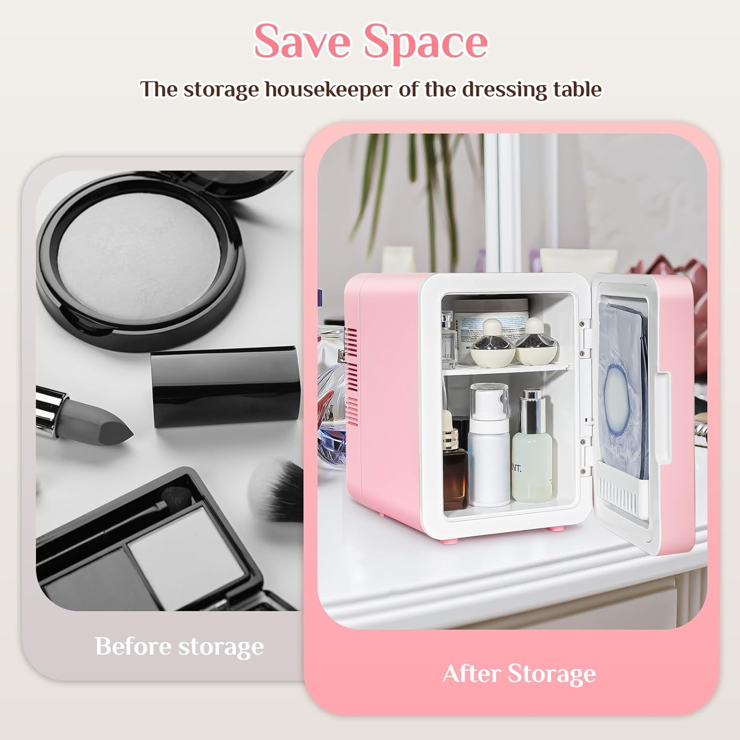 Mini Skincare Fridge
